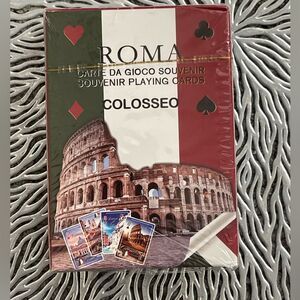 New Roma Italy Souvenir Poker Playing Cards Modiano